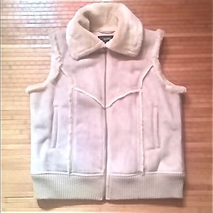 Alfani SZ. Large, cream colored vest